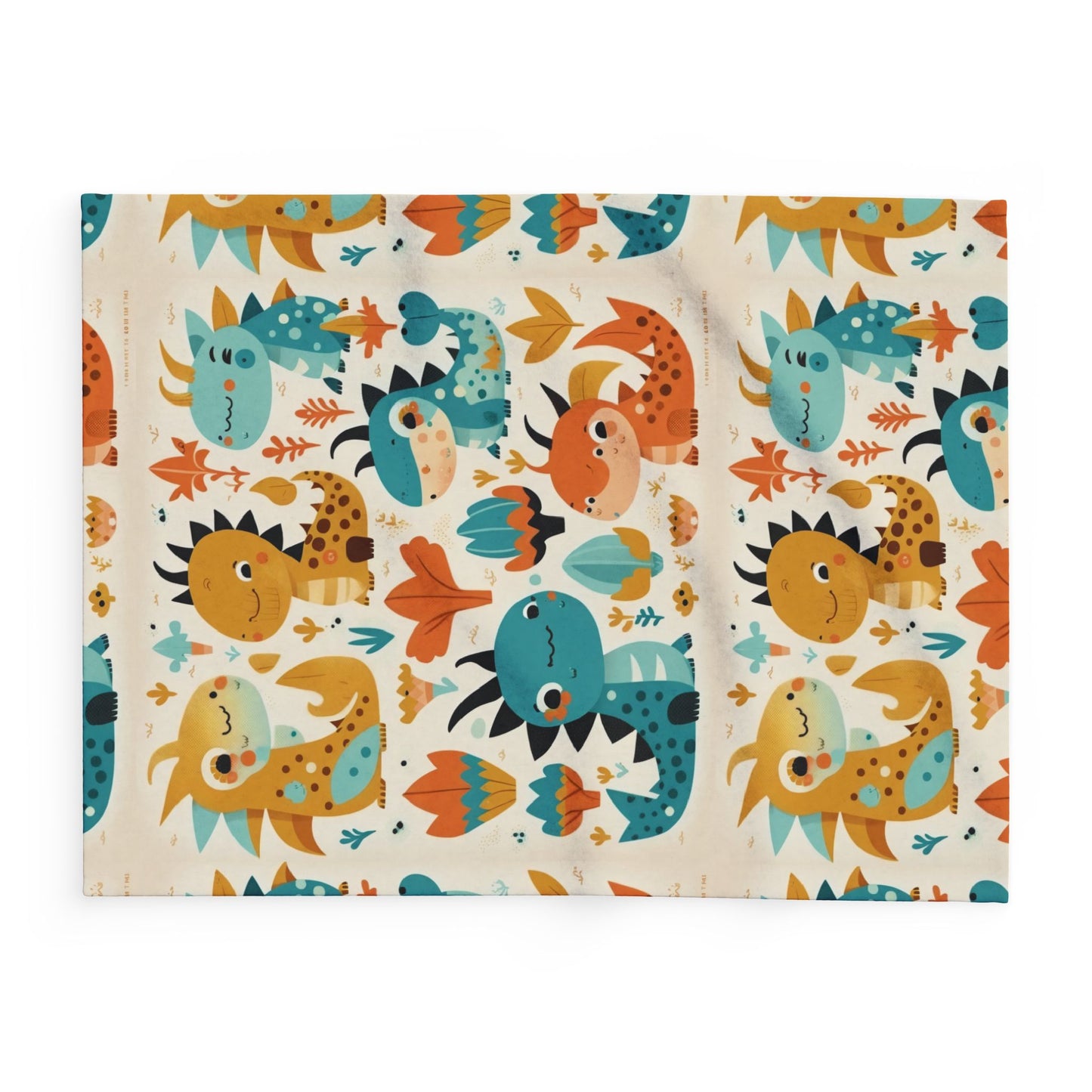 Dragon friends by Brandon Mclain, soft Arctic Fleece Blanket (c)BrandonMclain2024