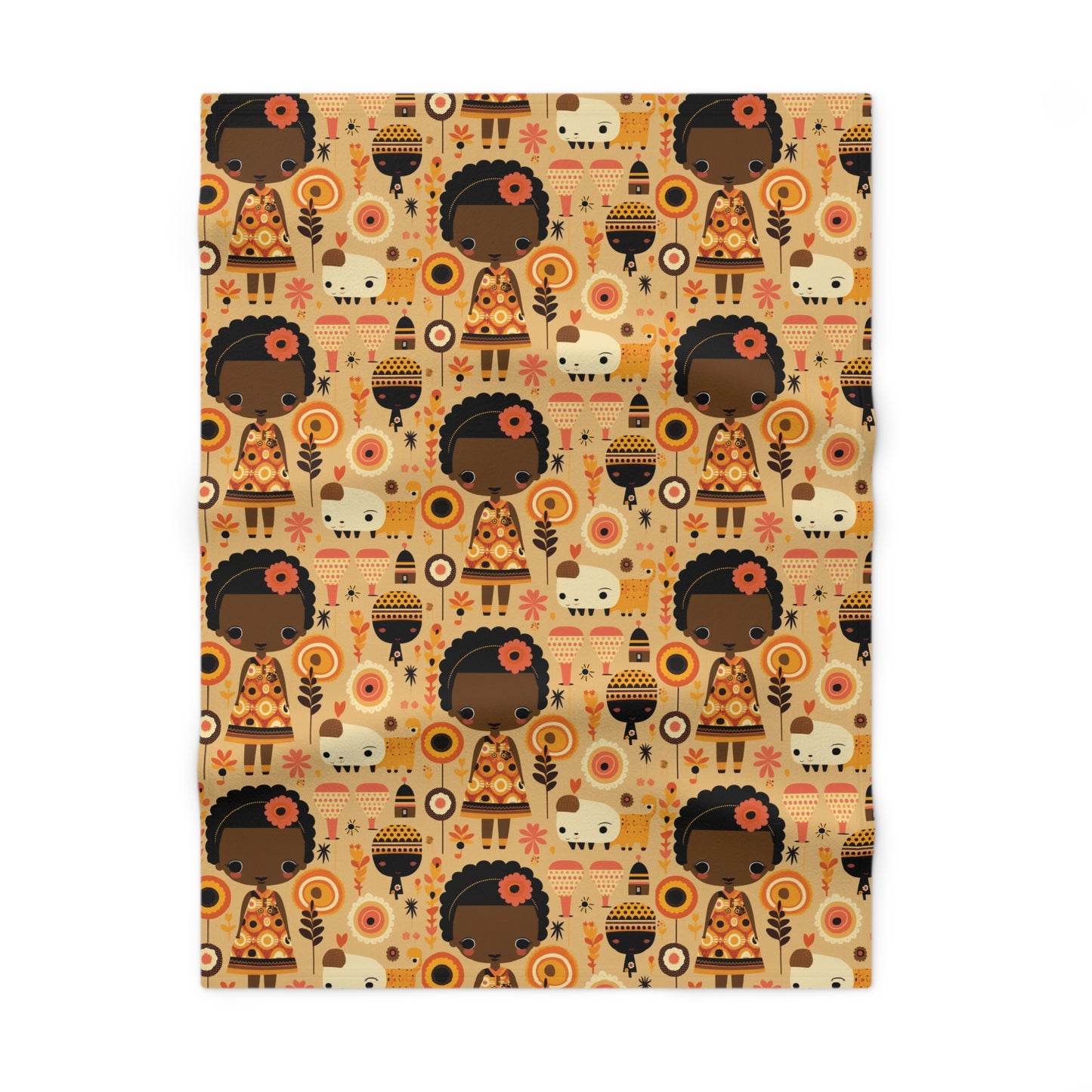 Celebrating African American Culture by Brandon Mclain, Baby Blanket Soft and Inclusive Personalized Fleece (c)BrandonMclain2024