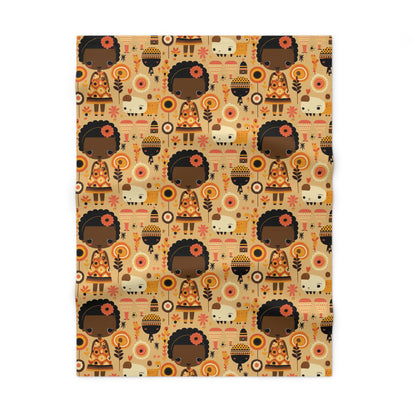 Celebrating African American Culture by Brandon Mclain, Baby Blanket Soft and Inclusive Personalized Fleece (c)BrandonMclain2024